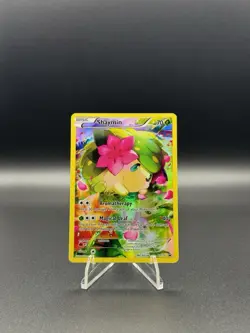 2016 Shaymin XY115 Black Star Promo Full Art Pokemon Card NM - Image 1