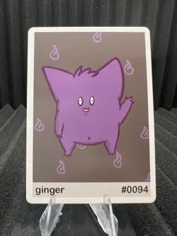 Ginger (Gengar) #94 - Gen 1 Pookiemoot Fan Art - Pokemon - Image 1