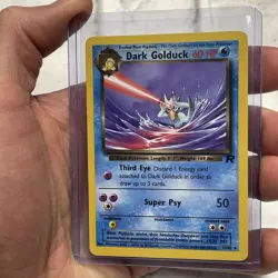 Dark Golduck 37/82 Team Rocket Uncommon Pokemon TCG Card WOTC Vintage Vtg NM/MT - Image 2