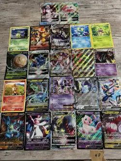 Pokemon *JUMBO* Card Lot Of 22 Oversized Cards Big V Max V Star Gx Ex Mewtwo - Image 1