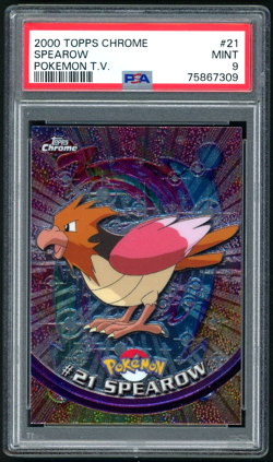 PSA 9 Topps Chrome Series 1 Spearow #21 Pokemon Cards 2000 🔥 - Image 1