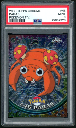 PSA 9 Topps Chrome Series 1 Paras #46 Pokemon Cards 2000 🔥 - Image 1