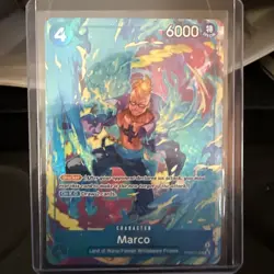 ONE PIECE MARCO SR PRB02-008 + CARD LOT - NM/M - Image 1