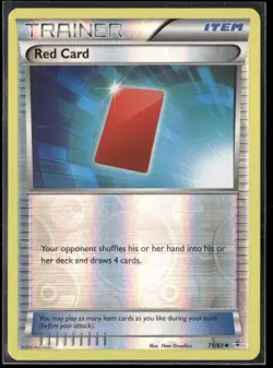 2016 Generations Set Pokemon Card 071 Red Card Reverse Foil LP - Image 1