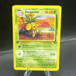 Exeggutor 35/64 - Jungle 1st Edition - Pokemon Card LP Rare Vintage 1999 - Image 1