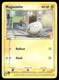 2003 EX Dragon Set Pokemon Card 061 Magnemite LP - Image 1
