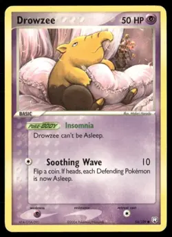 2004 EX Team Rocket Returns Set Pokemon Card 054 Drowzee HP - Image 1