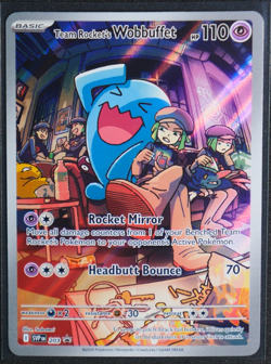 Team Rocket's Wobbuffet Holo Promo #203 SV: Scarlet & Violet Promo Cards NM - Image 1