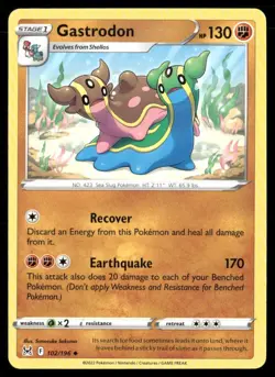 2022 Lost Origin Set Pokemon Card 102 Gastrodon - Image 1