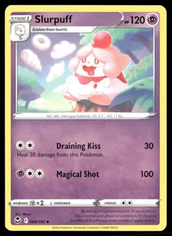 2022 Silver Tempest Set Pokemon Card 084 Slurpuff - Image 1