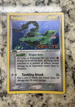 Rayquaza 22/107 Reverse Holo Card Stamped EX Deoxys Pokemon TCG!! - Image 1