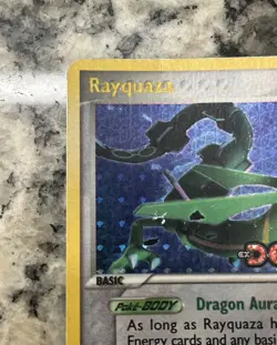Rayquaza 22/107 Reverse Holo Card Stamped EX Deoxys Pokemon TCG!! - Image 4