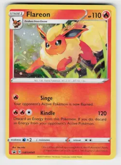 SWSH: Sword & Shield Promo Cards #SWSH041 Flareon - Image 1