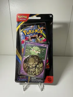 Pokemon TCG Phantasmal Flames Blister & Coin Pack Cottonee Promo Card - Sealed - Image 1