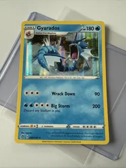 Pokemon Gyarados TCG Rebel Clash Holo Card 040/192 Rare - Image 1