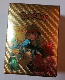 Pokemon Cards Foil GOLD PACK 110 Cards - Image 1