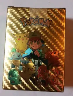 Pokemon Cards Foil GOLD PACK 110 Cards - Image 2