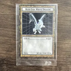 SEALED Dungeon Dice Monsters Blue Eyes White Dragon Original Card - Image 1