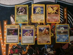 VINTAGE Pokemon GYM Challenge 69 Card C/UC/Rare Partial Set NO Duplicates - Image 1
