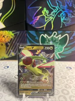 Pokemon TCG Flygon v Sword & Shield Brilliant Stars Holo Ultra Rare Card 106/172 - Image 1