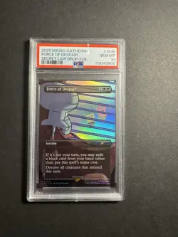 2025 Magic Secret Lair Spongebob Force Of Despair 1936 Foil PSA 10 - Image 1