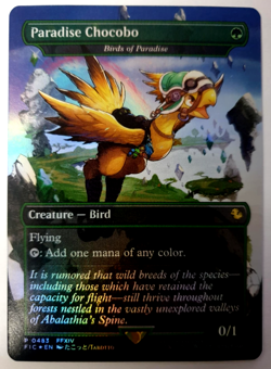 Paradise Chocobo - FOIL Promo - MTG Final Fantasy - 0483 NM - Image 1
