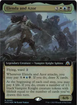 Elenda and Azor (Extended Art) - FOIL - M Commander: March of the Machine 90 - M - Image 1
