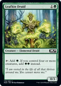Leafkin Druid - Core Set 2020 #178/280 MTG Magic The Gathering - Image 1