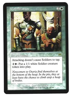 Magic The Gathering MTG - Onslaught ONS 2002 #44 Mobilization NM FOIL - Image 1
