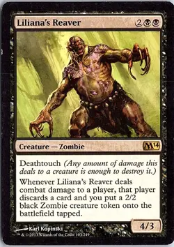 Liliana's Reaver R Magic 2014 (M14) 103 LP MTG - Image 1