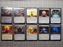 Magic The Gathering 10 Commander Staples BLUE - Image 1