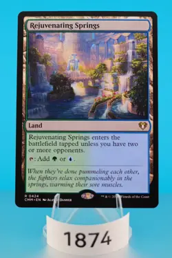 MTG Rejuvenating Springs Commander Masters Regular #424 - Image 1