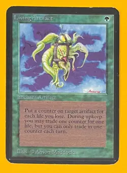 MTG LIVING ARTIFACT Alpha (OldManMTG 011-991) - Image 1