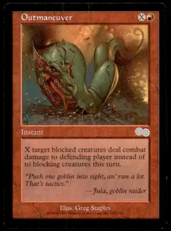 Outmaneuver LP Light Play Urza's Saga MTG [10507] - Image 1