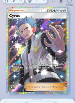 Pokemon TCG POCKET - Cyrus Full Art 2⭐, Space-time Smackdown, English - Image 3