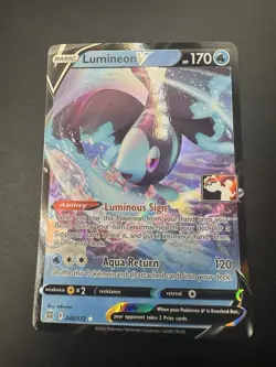 Lumineon V 040/172 Pokemon Play! Prize Pack Series 2 Stamped Pack Fresh - NM - Image 4