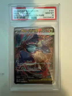 Pokemon Mega Latias EX Sir Mega Evolution 181/132 PSA 10 - Image 1