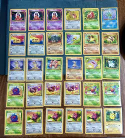 (Lot of 34) 1999 Pokemon Base Set 1st Edition, Shadowless & Unlimited 🔥 - Image 1