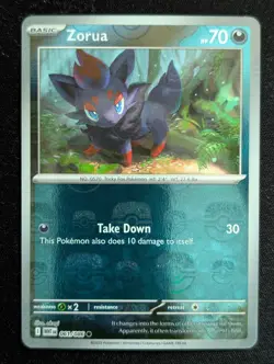 Zorua (Master Ball Pattern) 061/086 SV: White Flare Pokemon TCG NM - Image 1