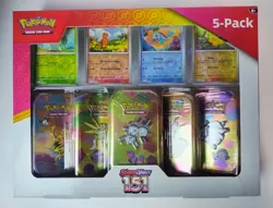 Pokemon 151 Scarlet & Violet Mini Tins w Promos Costco Bundle New x2 Art Set - Image 3