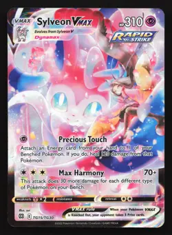 Sylveon VMAX TG15 SWSH09: Brilliant Stars Trainer Gallery Ultra Rare Pokemon - Image 1
