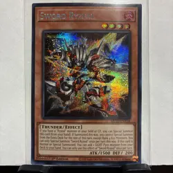 Yugioh! Sword Ryzeal MP25-EN118 Prismatic Secret Rare 1st Edition Near Mint - Image 1