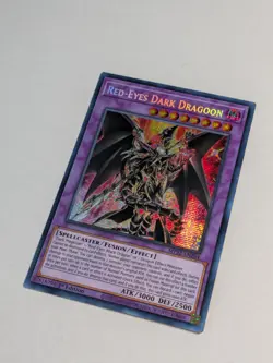 Yugioh Red-Eyes Dark Dragoon MP22-EN264 1st Edition Prismatic Secret Rare NM - Image 2