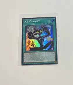 3x Yu-Gi-Oh! A.I. Connect #ALIN-EN054 Super Rare 1st Edition (NM) - Image 4