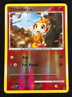 Pokemon Chimchar 70/127 Reverse Foil (LP) - Image 1