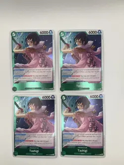 4x Tashigi OP14-029 R - The Azure Sea's Seven ENGLISH OP14 One Piece PLAYSET - Image 1