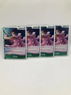 4x Tashigi OP14-029 R - The Azure Sea's Seven ENGLISH OP14 One Piece PLAYSET - Image 2