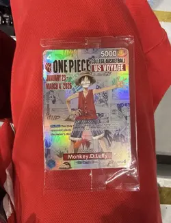 One Piece CCG Monkey.D.Luffy BVB x One Piece Match day ‘25 ST13-003 Gonzaga - Image 1