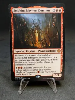 Solphim, Mayhem Dominus Phyrexia: All Will Be One Regular NM - Image 1