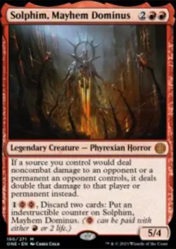 Solphim, Mayhem Dominus Phyrexia: All Will Be One (ONE) 150 MTG Regular - Image 1